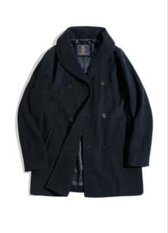 新品未使用 karaku カラク ダブルブレストショールカラーピーコート XL