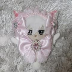 ちびぐるみ いつぬい ぬい服 着ぐるみ 猫耳 ヘッドドレス ピンク 天使