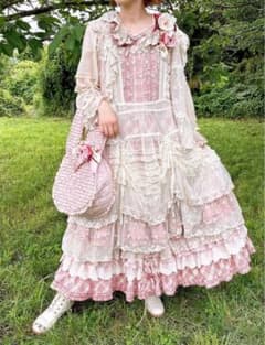 今期 即完売の品 ピンクハウス タブリエ ローズレース使い - メルカリ