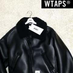 未使用級】WTAPS ダブルタップス レザージャケット B-3ビッグ