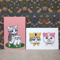 ヒグチユウコ ボリス雑貨店 猫 アルファベット ポストカード - メルカリ