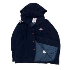 DANTON ダントン ビームス別注 モッサ ダウンジャケット ネイビー 34