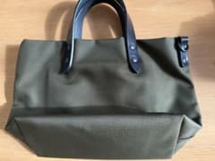 カワニシカバン】ミニモン コーデュラ(R) カーキ、 ショルダー38mm