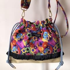 ロラライハリス ショルダー巾着バッグ - メルカリ