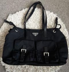 専用 PRADA プラダ 三角プレート トート ナイロン 黒 BR3257 - メルカリ