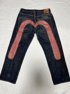 EVISU 2001 36×35 型押しクロコ大黒 ピンク大黒 ビックカモメ - メルカリ