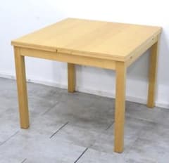 IKEA イケア BJURSTA 21198 テーブル 伸長式 家具 ナチュラル - メルカリ