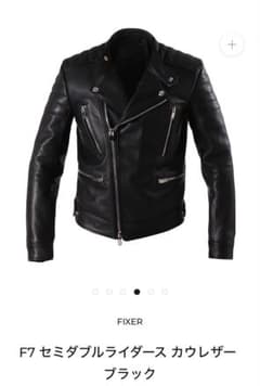 FIXER F7 セミダブルライダース カウレザー ブラック - メルカリ