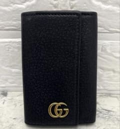 極美品✨】GUCCI グッチ レザー キーケース ブラック 男女兼用 - メルカリ