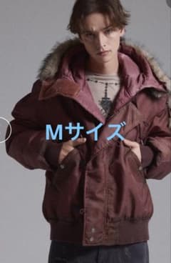 GRANCY ファーポケットデザインフェードN2Bジャケット グランシー M