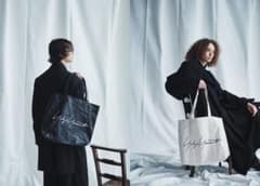 未使用 Yohji Yamamoto ノベルティトートバッグ 白×黒ロゴ - メルカリ