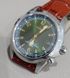 セイコー メカニカルアピニスト 6R15-00E0 グリーン文字盤 - メルカリ