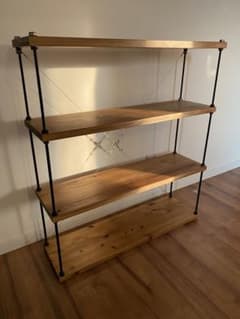 横幅80cm☆ボルトラック ワイヤークロス☆男前インテリア☆西海岸