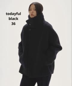 タグ有り TODAYFUL Standcollar Boucle Jacket - メルカリ