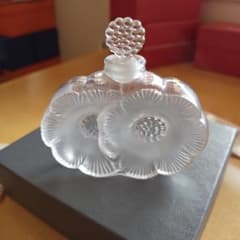 ヴィンテージ・未使用箱付き】LALIQUE ラリック 香水瓶 ドゥ・フルール