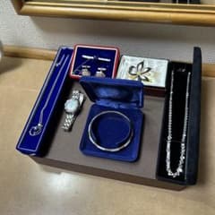 遺品整理・生前整理品】 アクセサリーセット ネックレス ピンネクタイ