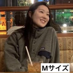 超激レア M パタゴニア スナップT グレー ネイビー 柴田ひかり 着用