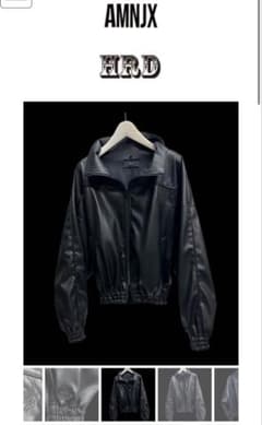 セットアップ平本蓮ブランド amnjx BLACK ROSE トラックジャケット