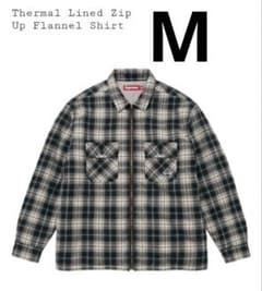 SupremeThermal Lined ZipUp Flannel Shirt - メルカリ