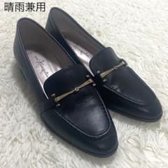 美品】銀座かねまつ ローファー 23.5cm 黒 バックル AQUA BELL - メルカリ