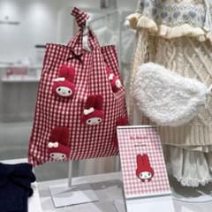 メリージェニー ギンガムもこもこマイメロトート - メルカリ