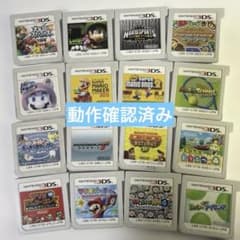 k*u様 マリオ系ソフト 人気3DSソフトまとめ売り DS 動作確認済み 16本