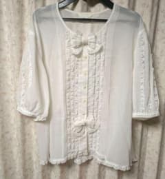 カネコイサオ ピンタックフリルシフォンブラウス ワンダフルワールド