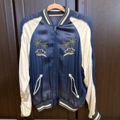 Natural VINTAGE GOA リバーシブル 長袖 スカジャン - メルカリ