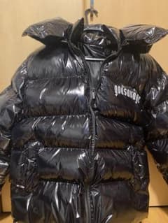 godsavage ブラック ダウンジャケット - メルカリ