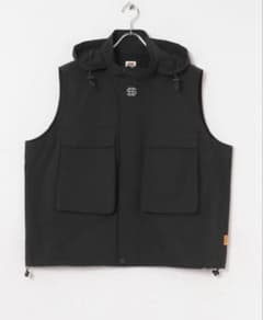 SEE SEE SEESEE FULL ZIP VEST ベスト ブラック L - メルカリ