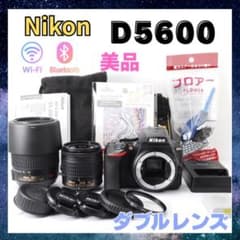 動作良好 Nikon D5600 ダブルズーム スマホ転送 WiFi 初心者 - メルカリ