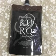 新品未開封】 KURO Cream Shampoo(ダークブラウン)400g - メルカリ