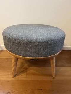 美品】柏木工 オットマン 丸スツール K-WINDSOR SLS85A グレー - メルカリ