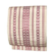 八寸名古屋帯 正絹 中古 博多織 白 ピンク 三献上 No.ymo0143 - メルカリ