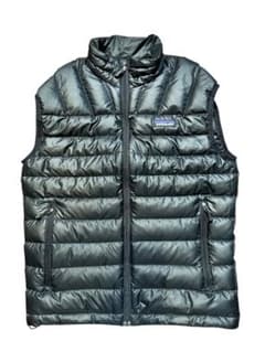 極美品パタゴニア メンズ ダウンベスト サイズXS ブラック 黒 RN51884