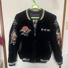 テッドマン爆裂爛漫娘 オール刺繍 七福神リバーシブルスカジャン