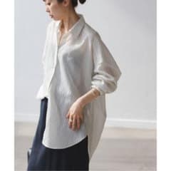 NOBLE イージーケアルーズドレープシャツ - メルカリ