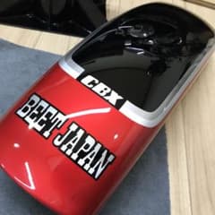 ビートメッシュフェンダー仕様 カスタムペイントCBX400F 2型赤黒ルック