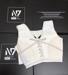 N7 スポーツブラ 新品タグ付き ひなちゃんねる リニューアル ホワイト