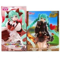 まとめ割】 初音ミク チロルチョコ Outdoor フィギュア 2体セット