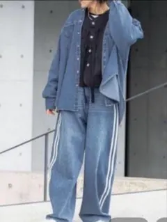 2026年最新】ラインデニムパンツ ニコアンドの人気アイテム - メルカリ