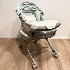 20日まで！Apricaハイローチェア ユラリズム ※肩ベルトカバー片方不足