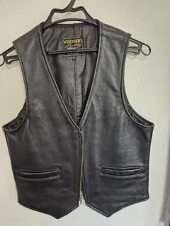 2026年最新】バンソン vanson レザーベストの人気アイテム - メルカリ