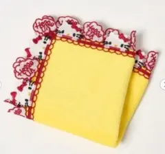 ハローキティ 近沢レース ユナイテッドアローズ ハンカチ ネイビー