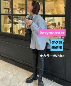rosymonster メローフリルチェックシャツ ブラウン - メルカリ