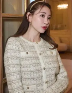 2026年最新】herlipto ツイードカーディガンの人気アイテム - メルカリ