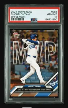 2026年最新】topps now 大谷翔平 2024 psa10の人気アイテム - メルカリ