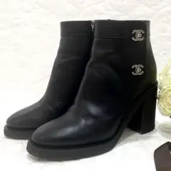 2026年最新】chanel ターンロック ブーツの人気アイテム - メルカリ