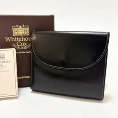 2026年最新】WHITEHOUSE COX カラー：ブラック系 三つ折り財布の人気