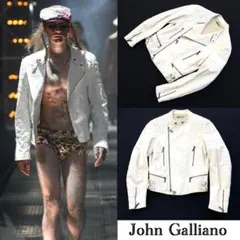 2026年最新】JOHN GALLIANO レザージャケット・ライダースの人気